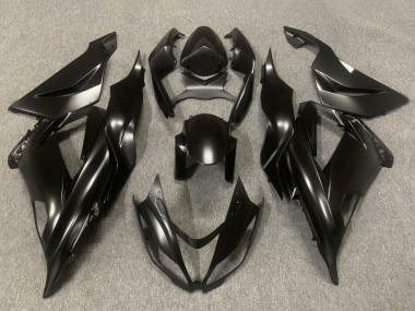 Kawasaki ZX6R Motorrad Verkleidung 2013-2018 - Matt Schwarz