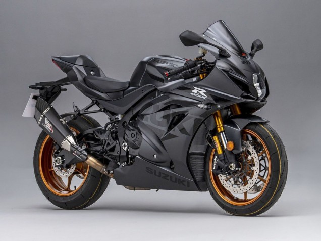 Suzuki GSXR 1000 Motorrad Verkleidung 2005-2006 - Matt Schwarz Phantom