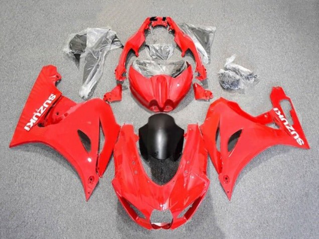 Suzuki GSXR1000 Motorrad Verkleidung 2017-2024 - Rot Weiss Matt Schwarz