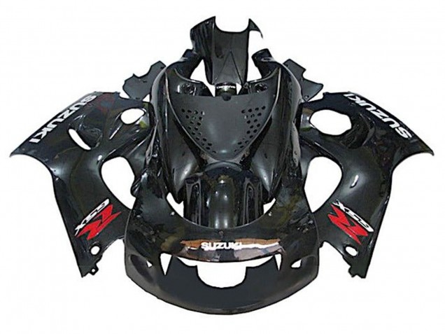 Suzuki GSXR 600 / GSXR 750 Motorrad Verkleidung 1996-2000 - Schwarz Weiss Rot