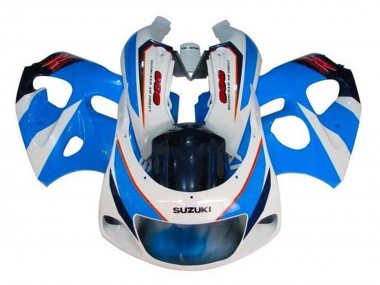 Suzuki GSXR 600 / GSXR 750 Motorrad Verkleidung 1996-2000 - Blau Weiss Rot