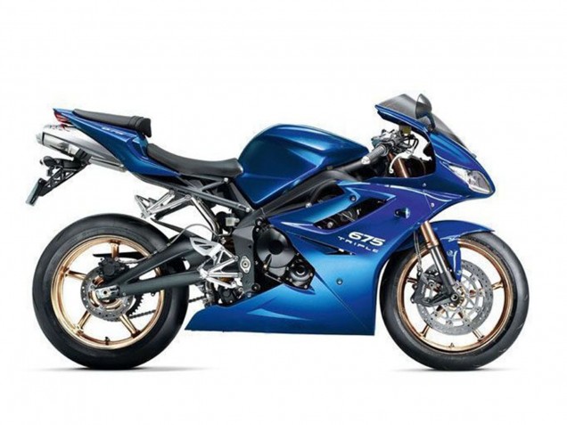 Triumph Daytona 675 Triple Motorrad Verkleidung Kit 2006-2008 - Blau