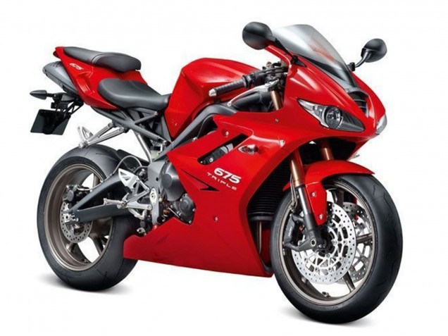 Triumph Daytona 675 Triple Motorrad Verkleidung Kit 2006-2008 - Rot