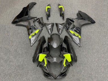 Suzuki GSXR 600 / GSXR 750 Motorrad Verkleidung 2011-2024 - Grau Schwarz Neon Gelb