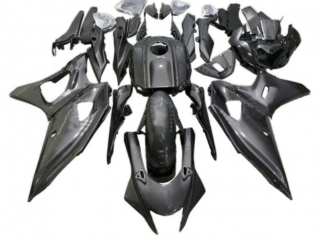 Yamaha YZF R7 Motorrad Verkleidung 2021-2024 - Kunst Carbonfaser