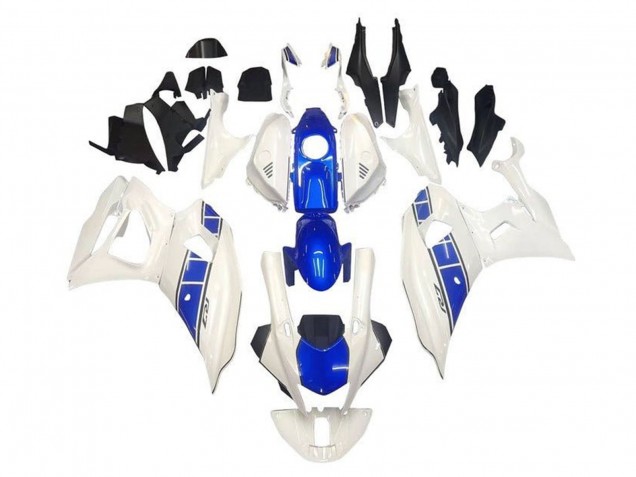 Yamaha YZF R7 Motorrad Verkleidung 2021-2024 - Weiss Blau Streifen