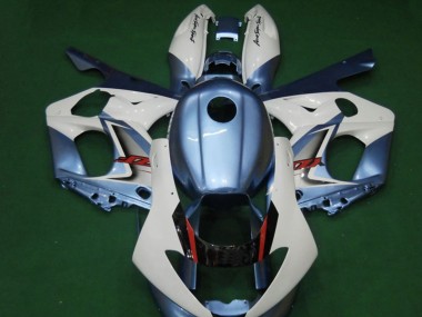 Yamaha YZF600R Thundercat Motorrad Verkleidung 1996-2007 - Weiss Hellblau Rot