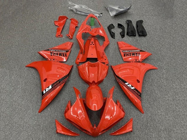 Yamaha YZF 1000 R1 Motorrad Verkleidung 2009-2011 - Rot Schwarz