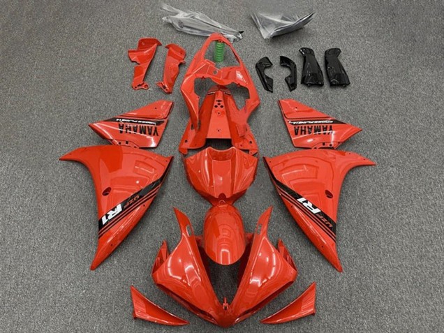 Yamaha YZF 1000 R1 Motorrad Verkleidung 2012-2014 - Rot Schwarz