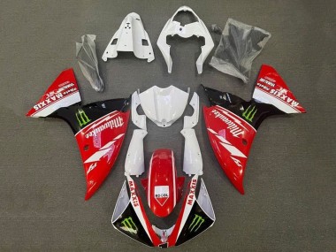 Yamaha YZF 1000 R1 Motorrad Verkleidung 2012-2014 - Weiss Rot Schwarz Grun Milwaukee Maxxis Monster