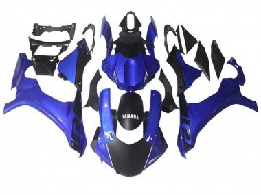 Yamaha YZF 1000 R1 Motorrad Verkleidung 2015-2019 - Blau Matt Schwarz
