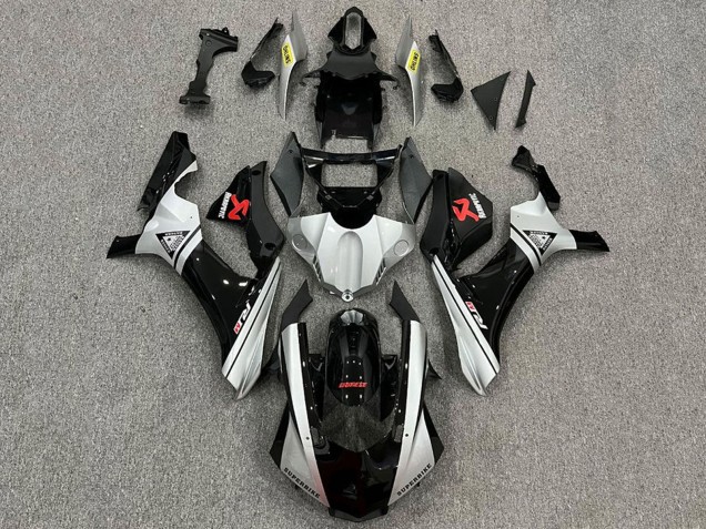 Yamaha YZF 1000 R1 Motorrad Verkleidung 2015-2019 - Silber Schwarz