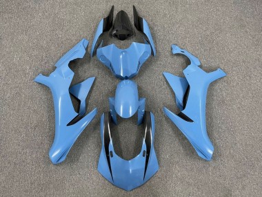 Yamaha YZF 1000 R1 Motorrad Verkleidung 2015-2019 - Hellblau Glanzendes Schwarz
