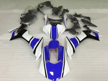 Yamaha YZF 1000 R1 Motorrad Verkleidung 2015-2019 - Weiss Blau Schwarz