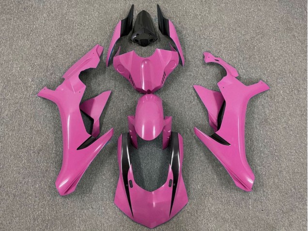 Yamaha YZF 1000 R1 Motorrad Verkleidung 2020-2025 - Rosa Glanzendes Schwarz