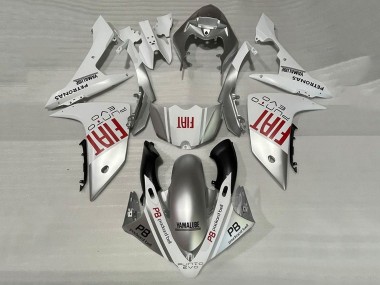 Yamaha YZF 1000 R1 Motorrad Verkleidung 2007-2008 - Silber Weiss Rot Fiat