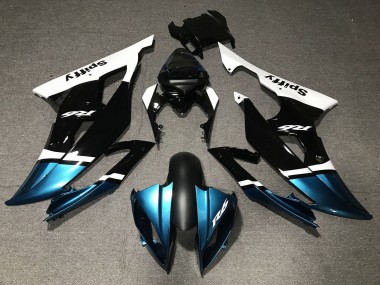 Yamaha YZF R6 Motorrad Verkleidung 2008-2016 - Weiss Blau Schwarz Spiffy