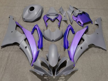 Yamaha YZF R6 Motorrad Verkleidung 2008-2016 - Grau Lila