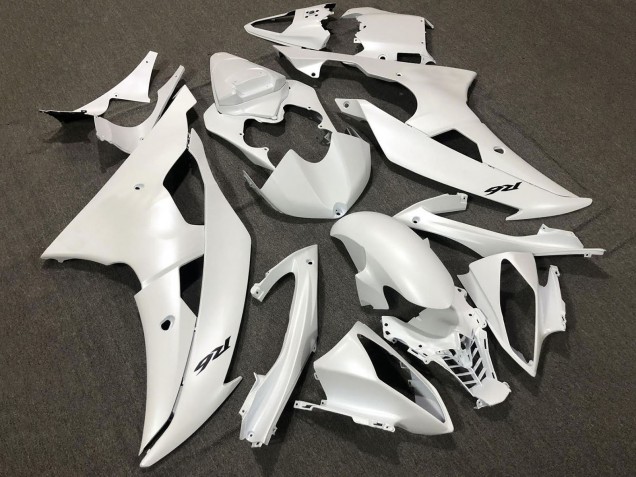 Yamaha YZF R6 Motorrad Verkleidung 2008-2016 - Perl Weiss