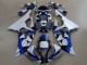 Yamaha YZF R6 Motorrad Verkleidung 2008-2016 - Weiss Blau Grau Camouflage