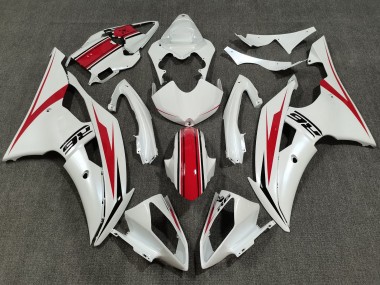 Yamaha YZF R6 Motorrad Verkleidung 2008-2016 - Perl Weiss Rot