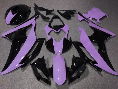 Yamaha YZF R6 Motorrad Verkleidung 2008-2016 - Lila Glanzendes Schwarz