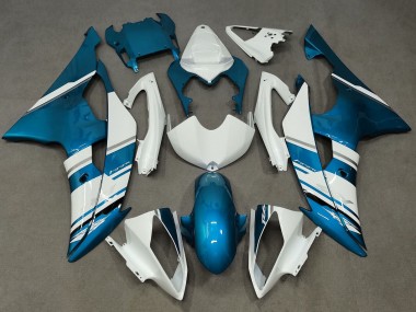 Yamaha YZF R6 Motorrad Verkleidung 2008-2016 - Weiss Blau