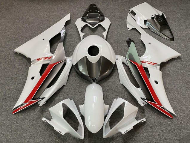 Yamaha YZF R6 Motorrad Verkleidung 2008-2016 - Perl Weiss Rot