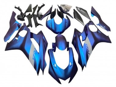 Yamaha YZF R6 Motorrad Verkleidung 2017-2023 - Matt Chameleon Blau Lila