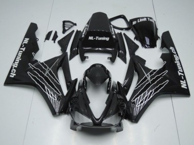 Triumph Daytona 675 Triple Motorrad Verkleidung Kit 2006-2008 - Glanzendes Schwarz
