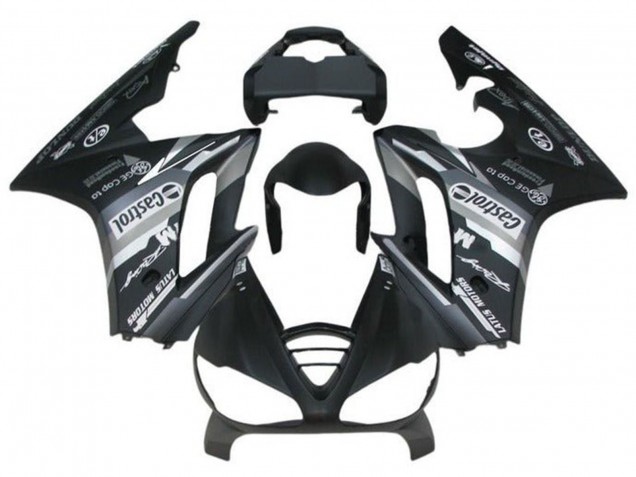 Triumph Daytona 675 Triple Motorrad Verkleidung 2009-2012 - Grau Matt Schwarz