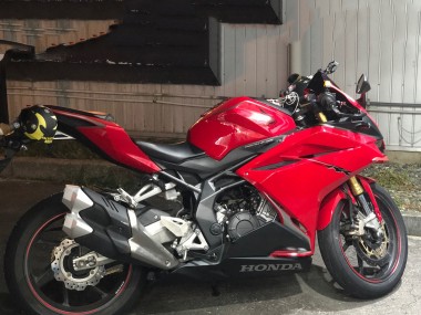 Honda CBR250RR Motorrad Verkleidung 2017-2022 - Rot Matt Schwarz