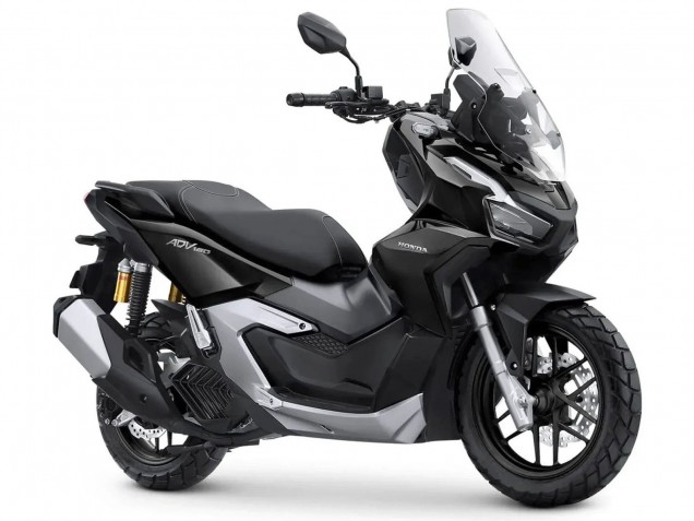 Honda ADV160 Motorrad Verkleidung 2022-2024 - Silber Matt Schwarz