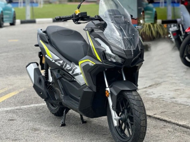 Honda ADV160 Motorrad Verkleidung 2022-2024 - Silber Gelb Matt Schwarz