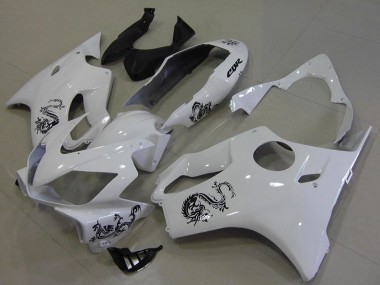 Honda CBR600 F4i Motorrad Verkleidung 2004-2007 - Weiss Dragon