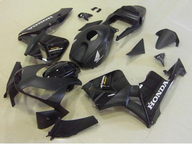 Honda CBR600RR Motorrad Verkleidung Kit 2003-2004 - Glanzendes Schwarz Matt Schwarz