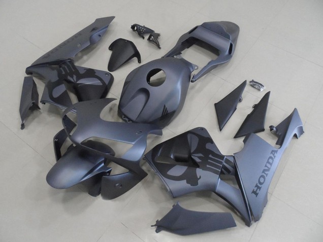 Honda CBR600RR Motorrad Verkleidung 2003-2004 - Matt Grau Schwarz