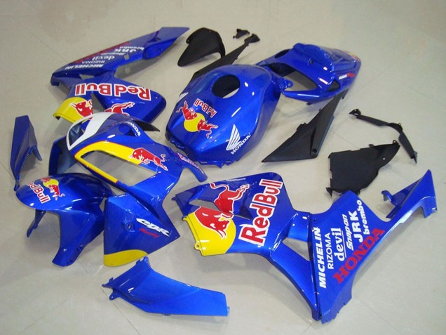 Honda CBR600RR Motorrad Verkleidung 2005-2006 - Blau Gelb Red Bull