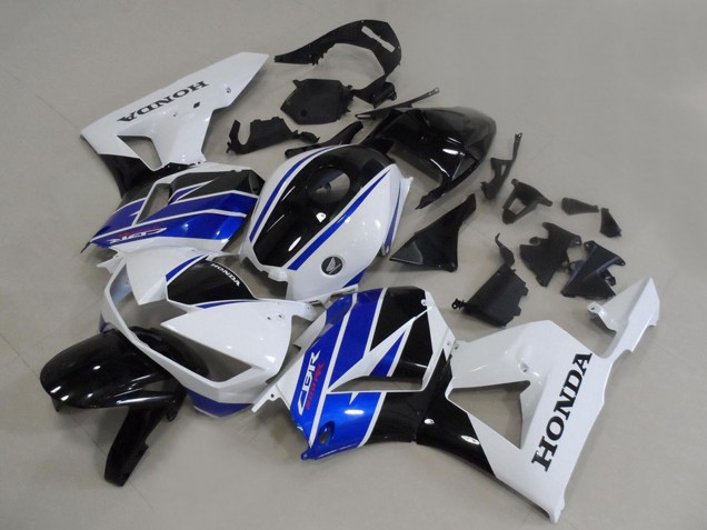 Honda CBR600RR Motorrad Verkleidung 2013-2023 - Weiss Blau Glanzendes Schwarz OEM Stil