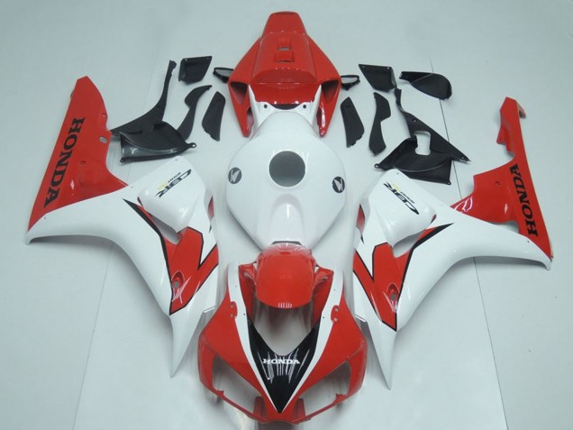 Honda CBR1000RR Motorrad Verkleidung 2006-2007 - Weiss Rot