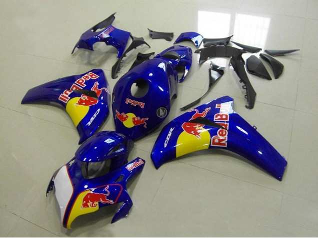 Honda CBR1000RR Motorrad Verkleidung 2008-2011 - Blau Gelb Weiss Red Bull