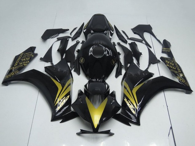 Honda CBR1000RR Motorrad Verkleidung 2012-2016 - Glanzendes Schwarz Gold