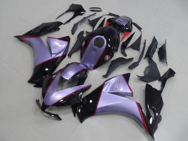 Honda CBR1000RR Motorrad Verkleidung 2012-2016 - Hellviolett Glanzendes Schwarz Rot