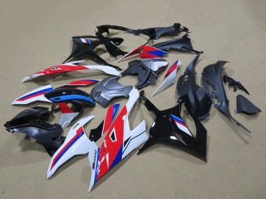BMW S1000RR Motorrad Verkleidung 2019-2022 - Schwarz Weiss Rot Blau