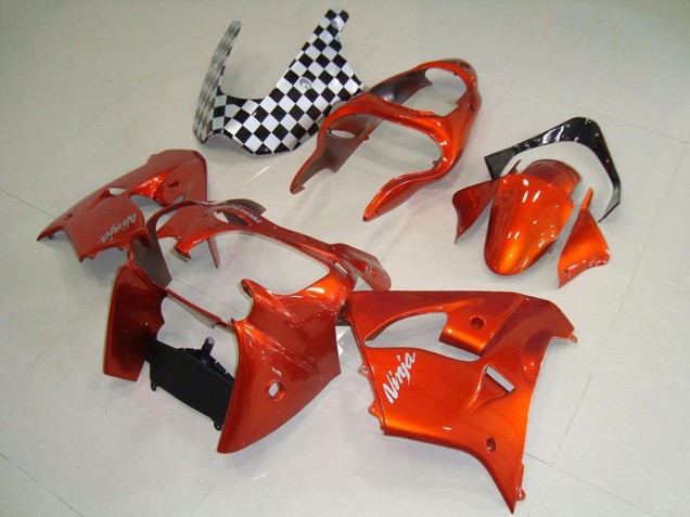 Kawasaki ZX9R Motorrad Verkleidung 2000-2001 - Orange