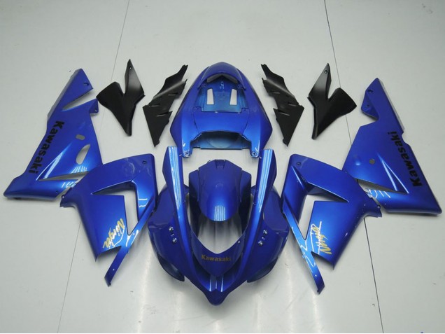 Kawasaki ZX10R Motorrad Verkleidung 2004-2005 - Blau
