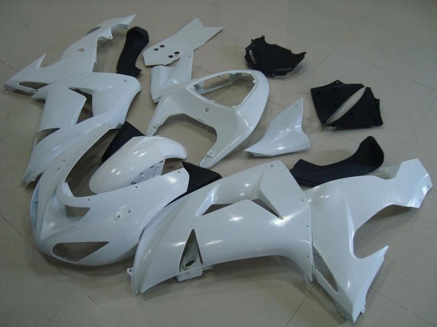 Kawasaki ZX10R Motorrad Verkleidung 2006-2007 - Weiss