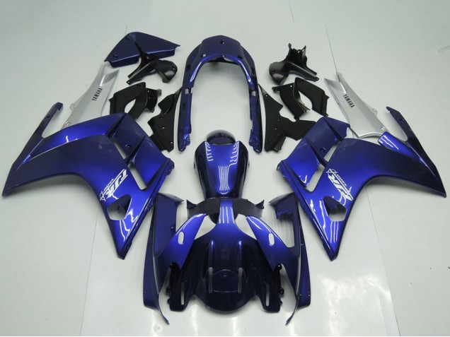 Yamaha FJR1300 Motorrad Verkleidung 2001-2006 - Blau Silber