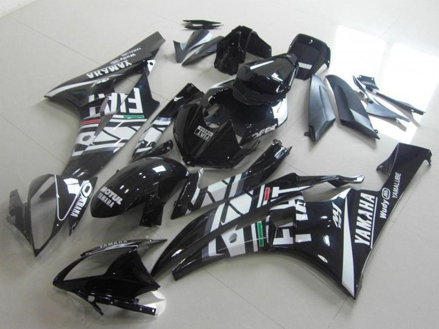 Yamaha YZF R6 Motorrad Verkleidung 2006-2007 - Weiss Glanzendes Schwarz Grun Rot Fiat Yamalube Motul