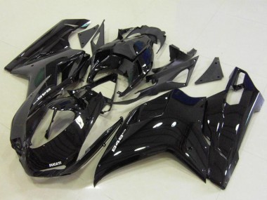 Ducati 848 Motorrad Verkleidung 2007-2014 - Glanzendes Schwarz